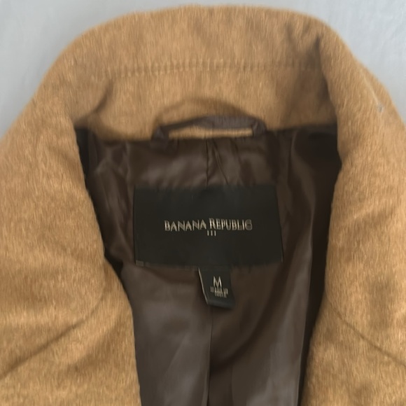 Banana Republic wool camel coat medium - Picture 2 of 4
